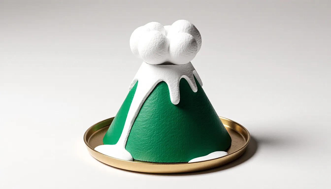 A papier-mâché volcano model erupting with foam, a classic science fair project idea for kids