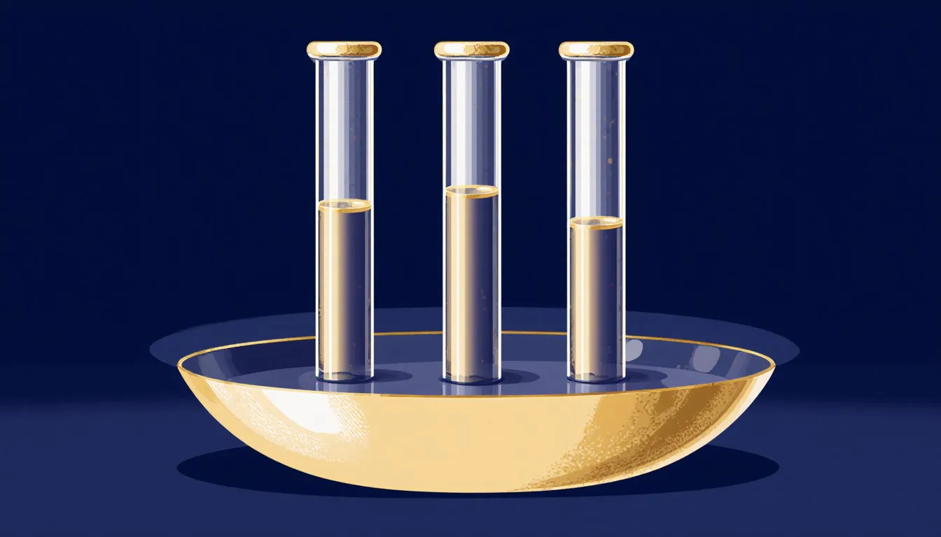 Three glass tubes of different widths in a dish, with liquid rising highest in the narrowest tube to show capillary action.