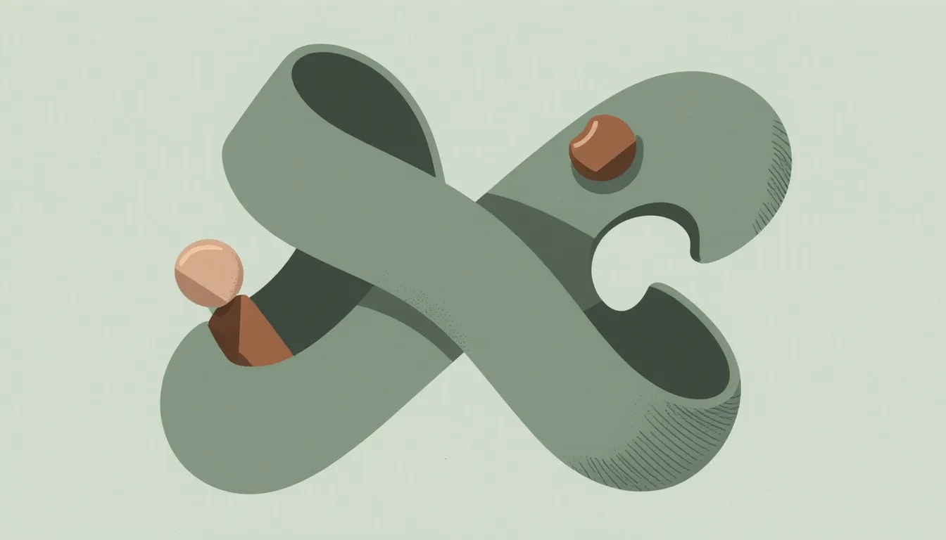 An enzyme's folded structure shown with one molecule fitted into its active site pocket and another attached elsewhere on