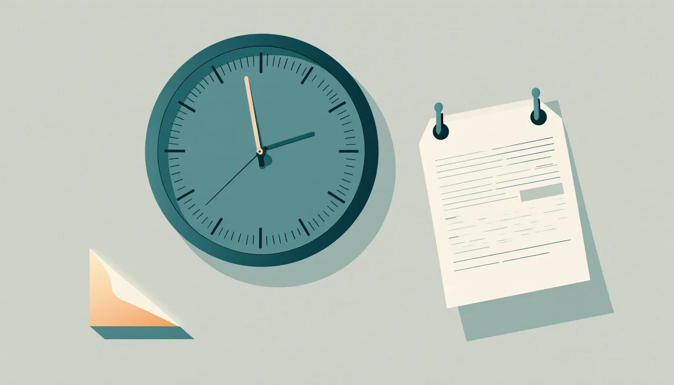 An analog clock with hands mid-turn beside a flipping calendar page, symbolizing the Daylight Saving Time change.
