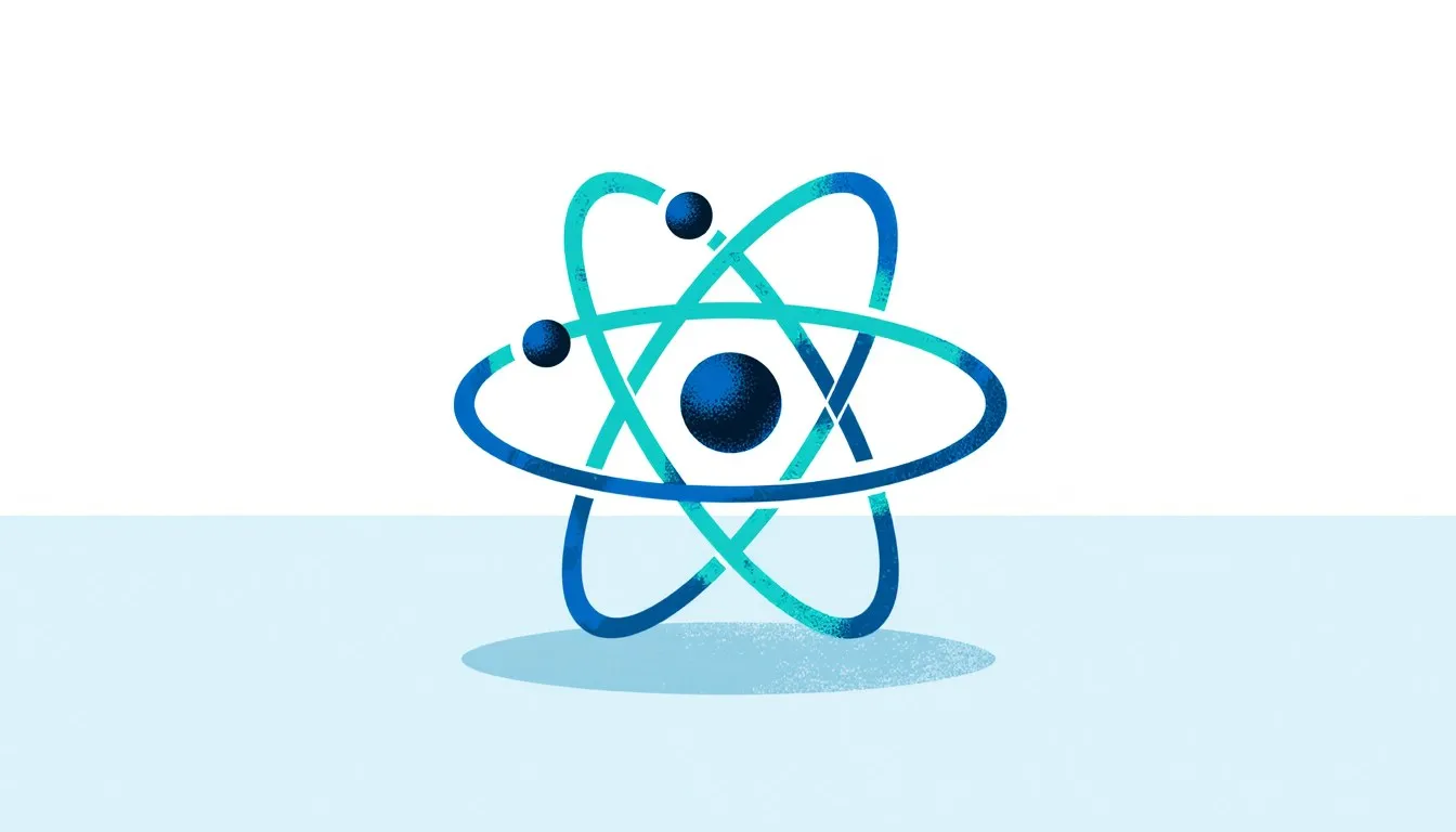 Stylized atom model with orbiting electrons representing strange and fascinating science facts