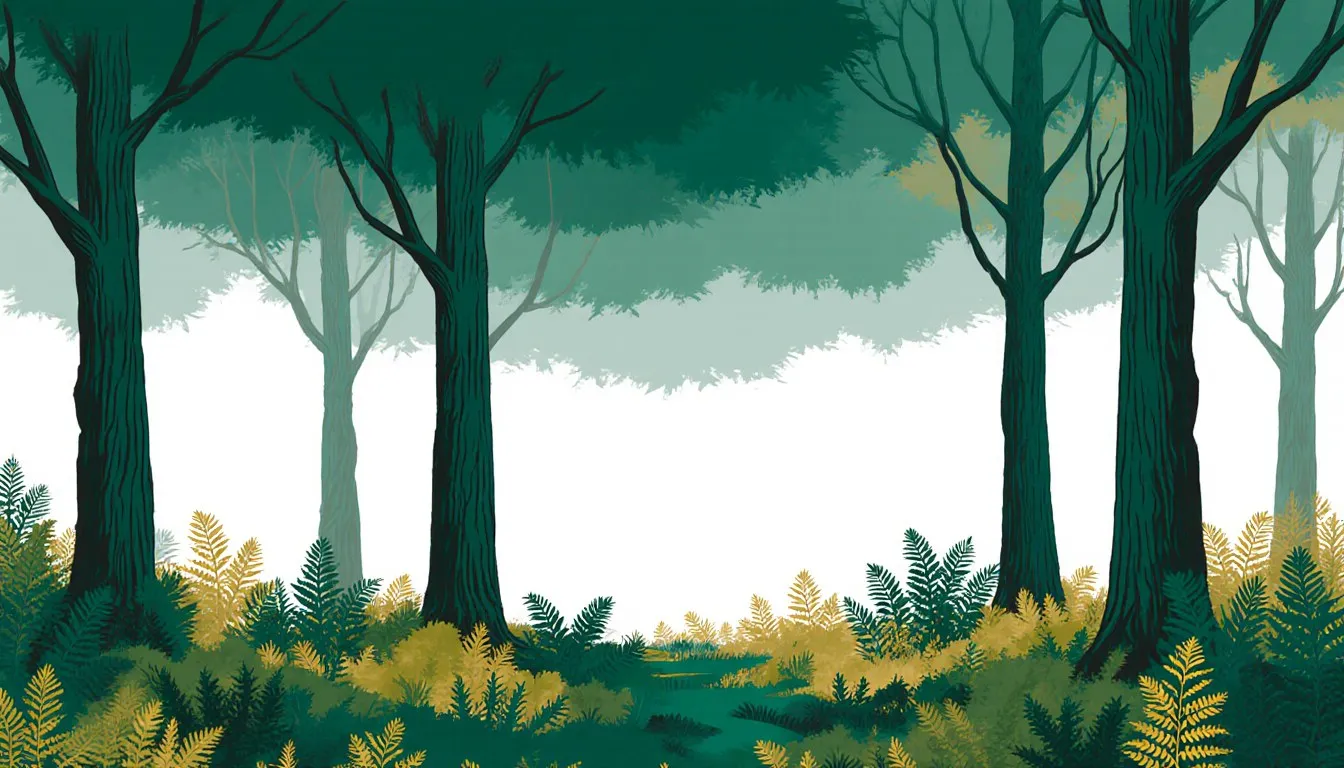 A dense, multi-layered old-growth forest illustrating a stable climax ecological community