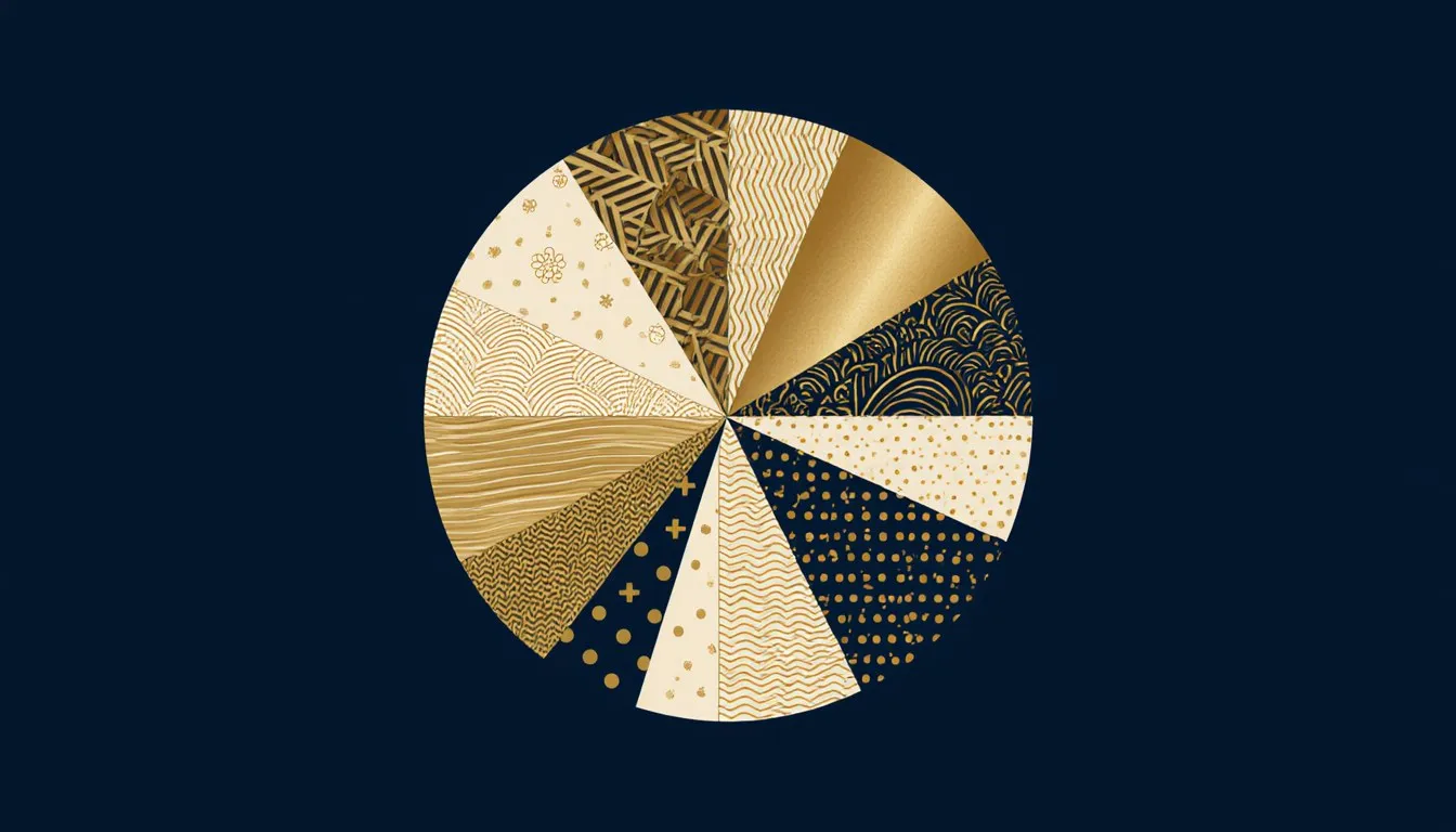 A circle formed from many differently patterned segments fitted together, symbolizing a pluralistic society.